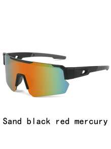 1 Pair Of Youth Outdoor Bicycle Windproof Glasses, Boys And Girls Cycling Fashion Decorative Glasses, Outdoor Sports Decorative Ordinary Glasses (With Glasses Case)