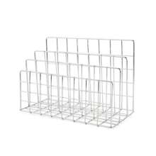 Estante de almacenamiento de escritorio de hierro minimalista, organizador de mesa, estante para documentos y libros, estante de almacenamiento multifuncional