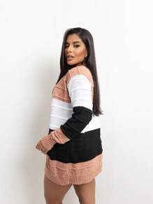 Knitted Cardigan Winter Women's Fashion Knitted Blouse | Knitted Winter Coat Max Cardigan Lover - 米色大衣 - 查看 3