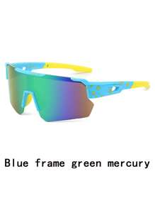 1 Pair Of Youth Outdoor Bicycle Windproof Glasses, Boys And Girls Cycling Fashion Decorative Glasses, Outdoor Sports Decorative Ordinary Glasses (With Glasses Case)