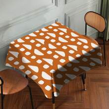 1 Piece Rectangle Waterproof Table Cloth With Four-Leaf Clover Print, Wipe-Clean Reusable Tablecloth Suitable For Outdoor Tables, Picnics, Camping, Dining Tables, Coffee Tables, Desks And Vanity - Ideal For Parties And Holidays