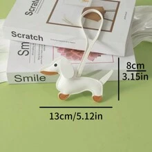 1pc Cute Dachshund Charm Pendant Accessory, Faux Leather Sausage Dog Bag Charm/Keychain, Korean INS Style Car Accessories School Cartoon