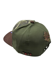 Gorra Semicurva Tumbada "Mr. Dollar" - Verde - Ver 4