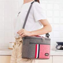 8L Insulated Lunch Bag Cooler Bag Thermal Bag Portable Lunch Box Ice Pack Tote Food Picnic Bags Lunch Bags For Work Storage Bag - Pink - View 7
