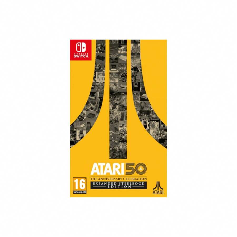 Atari 50: The Anniversary Celebration Expanded Steelbook Edition Physical Game For Nintendo Switch Console [ PAL SPAIN ] - Multicolor - View 1