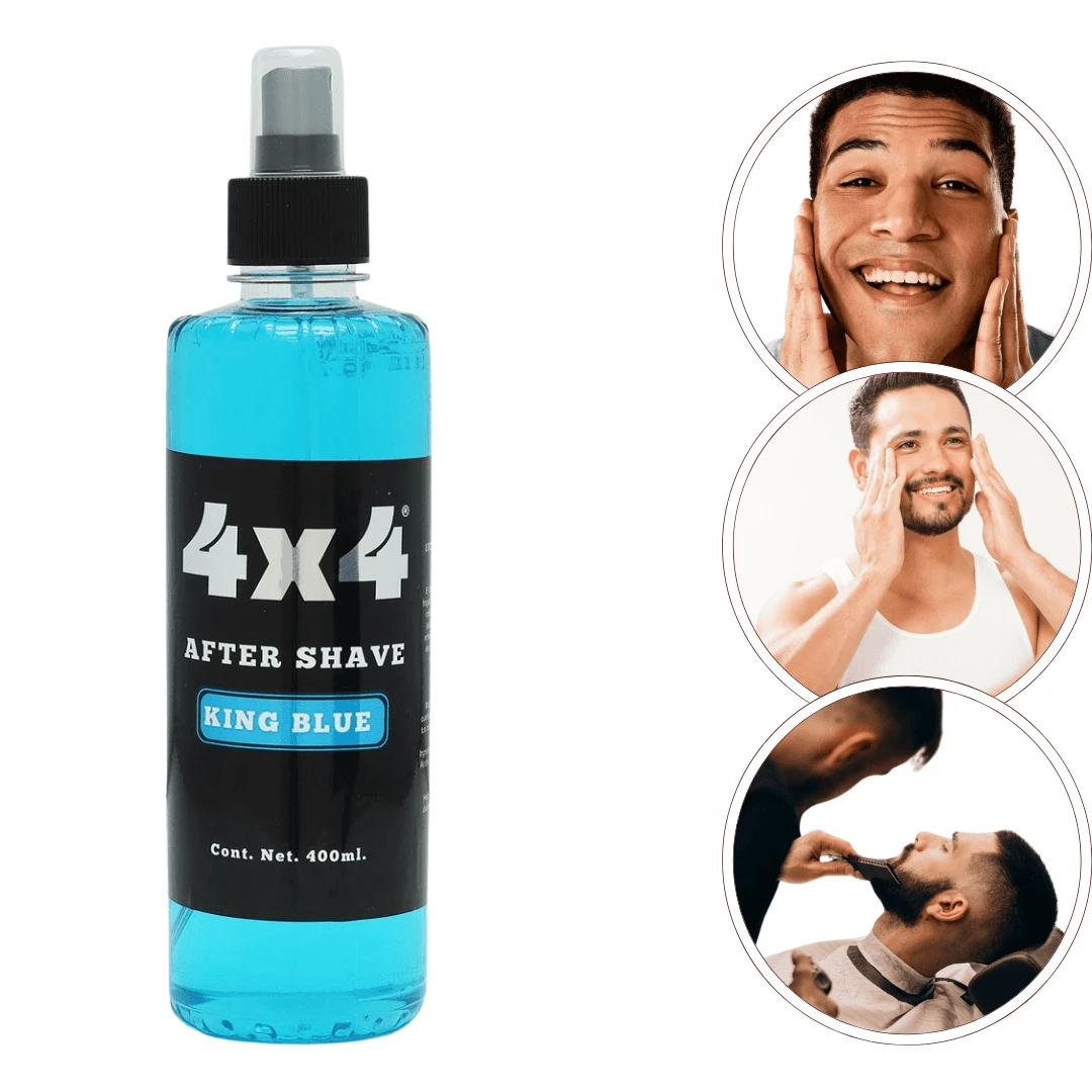 4x4 Loción para Después de Afeitar Aftershave 300ml - Azul - Ver 1