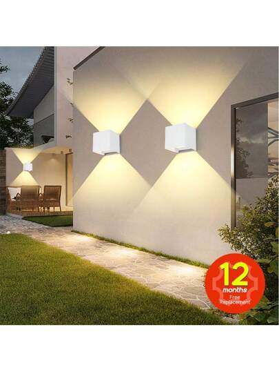 CANMEIJIA Rectangular Wand Lamp Fixture, Home 3D Light, Indoor/Outdoor, Aluminum/Plastic, Waterproof IP65 Outdoor/IP33 Indoor, Balcony/Stairs/Street/Indoor/Garden/Living Room/Bathroom/Kitchen/Bedroom/Corridor/Hallway, Select Material Based On Needs view 7