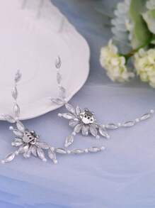 2 piezas/par de Clips con Rhinestones para zapatos, decoración desmontable DIY para tacones altos de boda y novia