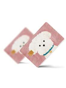 1 件可爱卡通小狗信用卡贴纸，耐用 PVC 保护套，适用于借记卡/信用卡，创意皮肤艺术贴纸装饰，适用于信用卡、银行卡、交通卡，独特的礼品配件，返校，学校用品