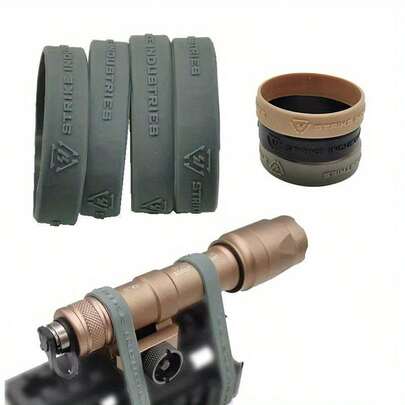 2pcs Rubber Binding Wide Band Fixed Accessories, M416 Ar15 Militar Universal Binding Tool For Flashlight Aк 74