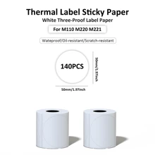 Impressora de Etiquetas M110 Papel Térmico Autoadesivo, Compatível com E210/P50/PT-260 Phomemo M110 M220 M200 Máquina para Código de Barras/Endereço/Logotipo/Negócios/Etiqueta para Casa
