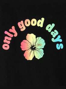 The Children's PLACE Tween Girls Good Days Cross Strap Cover Up Black - 黑色 - 查看 2