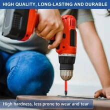 Magnetic Anti-Slip Drill Bit Set: 3/5/6 Pcs, S2 Steel, Phillips & Impact Bits For Electric & Manual Drivers, Anti-Slip Grip Magnetic Drill Bit Set
