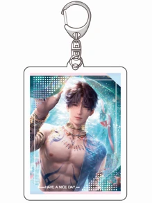 1pc Game Love And Deepspace Anime Love And Deep Sky Series Acrylic Keychain Cute Cartoon Keyring Bag, Suitcase Accessory Phone Pendant Car Ornament. - Multicolor - View 24