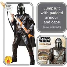 KIWI Deluxe Mandalorian Child Costume - Officially Licensed Star Wars Saga Character Costume - Iconic Character Costume Authentic Mandalorian Design - Deluxe Mandalorian Costume - Perfect For Carnival, Parties And Themed Events - Multicolor - View 2