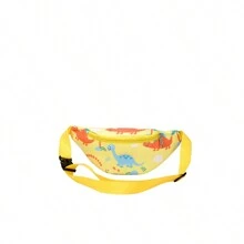 Bolso de cintura/bandolera/pecho con estampado de dibujos animados lindos para niños, de uso informal
