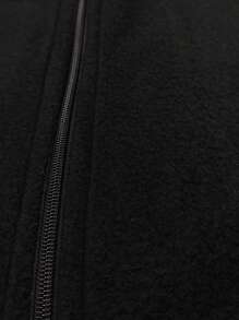 Ladies Vest, Fleece Vest, Warm Vest - Black - View 3