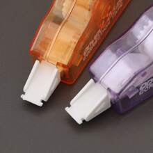 2包12片修正带迷你修正带透明修正带袋装可爱便携式修正带修正带文具适用于学生办公室。返校 - 彩色 - 查看 5