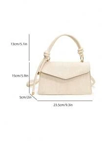 New Retro Mini Square Bag, Niche Design, Quality Shoulder Crossbody Handbag, Minimalist Shoulder Bag For Women