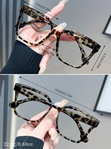 1/3pcs Stylish Cat Eye Large Frame Cute Classic Photo Glasses