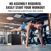 3 In 1 Plyometric Jump Box 12 To 30 Inch Cotton&Wooden Plyo Box Platform & Jumping Agility Box Anti-Slip Fitness Exercise Step Up Box For Home Gym Training Conditioning Strength Training Black - 16/14/12 Inch Cotton - View 6