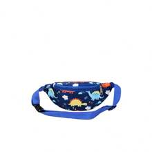 Bolso de cintura/bandolera/pecho con estampado de dibujos animados lindos para niños, de uso informal