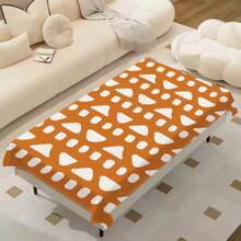 1 Piece Rectangle Waterproof Table Cloth With Four-Leaf Clover Print, Wipe-Clean Reusable Tablecloth Suitable For Outdoor Tables, Picnics, Camping, Dining Tables, Coffee Tables, Desks And Vanity - Ideal For Parties And Holidays