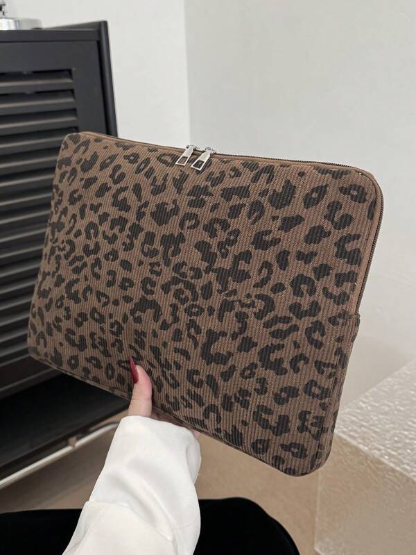 Simple Solid Color Luxury Multi-Size Notebook & Tablet Storage Organizer Pouch