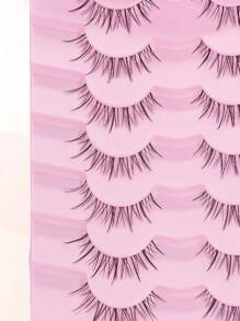 7 Pairs Of Natural And Dramatic False Eyelashes With Various Lengths Of 6-15 Millimeters And Mixed Thicknesses Of 0.03-0.07 Millimeters, C&D Curly Hair, Suitable For Doll, Role-Playing, And Anime Styles - Easy To Stick, Self-Adhesive, Reusable Eyelashes, Suitable For Makeup And Special Occasions