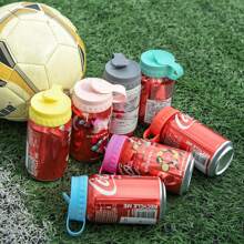 1 tapa de sellado para latas de refresco y bebidas, adecuada para latas de 5,4 cm/2,13 pulgadas de diámetro, tapa de sellado de silicona para botellas de refresco, tapa de llenado de bebidas para evitar fugas,