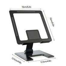 Foldable Adjustable Aluminum Tablet Stand For 12.9 Inch Tablet CCT17 - màu đen - Xem 2
