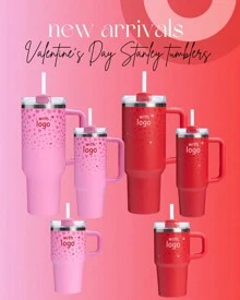 Compatible With Cup Rose Garden&Valentine's Day Gift Collaboration Stainless Steel Water Bottle Double Wall Vacuum Insulated Portable Drinking Cup Travel Iced Coffee Cup Summer Water Dispenser With Handle And Straw, Perfect For Travel, Home, Office, Summer Drinking, Ice And Hot Drinks, Gift - 40oz - View 4