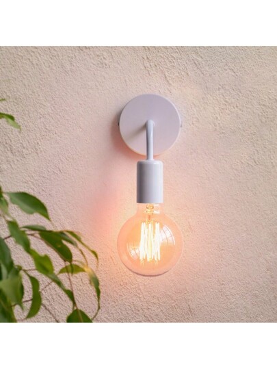 Nordic Moderne Wand Lamp Iron Zwart E27 Indoor Lighting Bedside Bedroom Bathroom Sconce Verlichting Fixture Industrial view 5