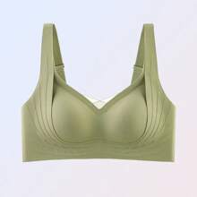 3 piezas de sujetadores transpirables y cómodos, de tela suave, ropa interior casual para señoras