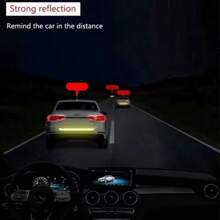 Waterproof Reflective Warning Tape For Car Trunk And Body - Decal Stickers, Car Accessories