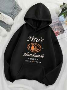 Tito's Handmade Vodka Big Size Women Hoodie Sweatwomen Hoodies For Women Party Drink Alcohol Yugoslavia