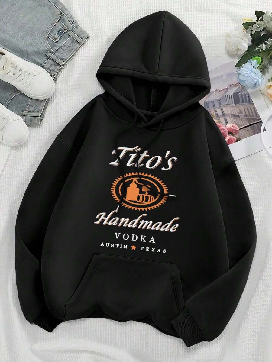 Tito's Handmade Vodka Big Size Women Hoodie Sweatwomen Hoodies For Women Party Drink Alcohol Yugoslavia