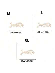 1 件，定制儿童木质铭牌，个性化木质座位卡，婚礼铭牌，圣诞节铭牌，伴娘卡，座位卡，餐厅卡座装饰 - 彩色 - 查看 15