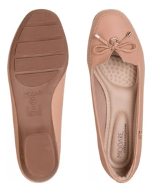 Modare Women's Moccasin Slipper With Bunion Ultracomfort Orthopedic - 裸體 - 查看 6