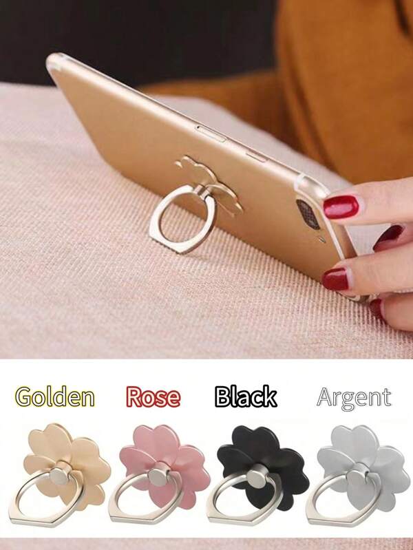 1pc/2pcs/3pcs Gorgeous Personalized 360° Drop-Proof Phone Ring Stand - Perfect Gift For Birthdays, Easter,Suitable For Any Mobile Phone Compatible With IPhone, Android Phone, Gift For Birthday, Family, Friends Finger Ring Holder, Phone Grip, Phone Accessories
