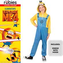 4 Child Costume - Perfect Minions Costume For Gru Fans - Official Universal License -    4 Costume - Perfect For Parties And Carnival - Easy To Put On And Take Off Comfortable And Light Fabric - FREE Shipping ✅ 24/48h Delivery To Spain (Peninsula) - Multicolor - View 2