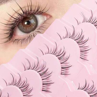 7 Cặp Lông Mi Giả Tự Nhiên Và Ấn Tượng Với Nhiều Độ Dài Khác Nhau Từ 6-15 Mm Và Độ Dày Hỗn Hợp Từ 0.03-0.07 Mm, Tóc Xoăn C&D, Phù Hợp Cho Búp Bê, Nhân Vật Nhập Vai Và Phong Cách Anime - Dễ Dán, Tự Dính, Có Thể Tái Sử Dụng, Phù Hợp Cho Trang Điểm Và Những Dịp Đặc Biệt