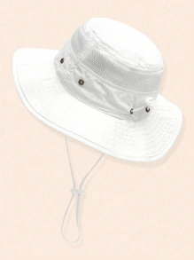 1 件儿童透气网眼太阳帽，夏季户外防紫外线渔夫帽 - 兒童帽 - 查看 25