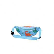 Bolso de cintura/bandolera/pecho con estampado de dibujos animados lindos para niños, de uso informal