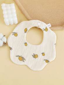 6 pañuelos baberos de gasa para bebé con diseño de pétalo anti-sucio, baberos para babeo de bebés recién nacidos