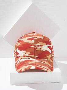 1pc Spring/Summer Camo Baseball Cap, Unisex Outdoor Casual Sun Protection Snapback Hat - Multicolor - View 9
