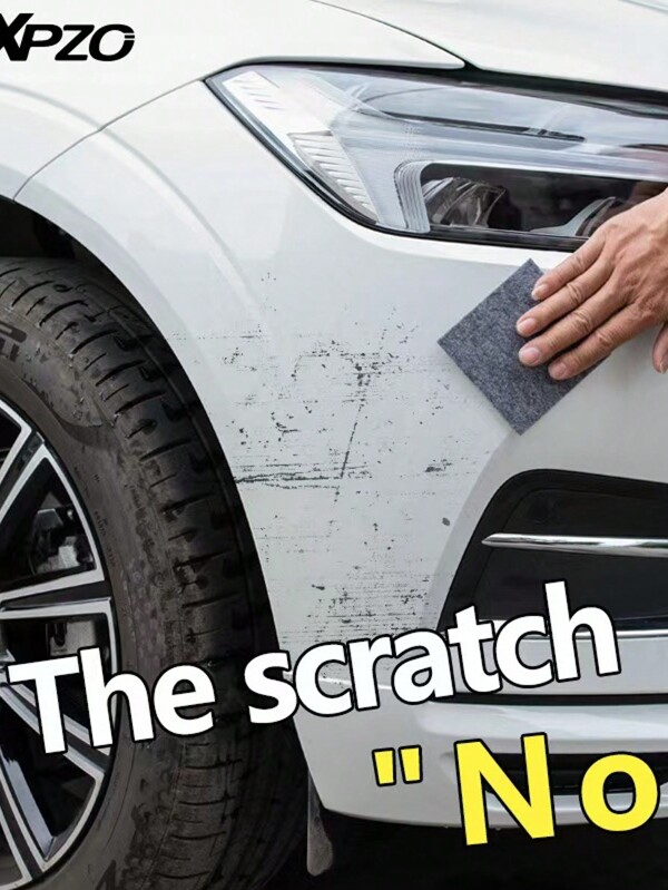 2/4pcs-2024 Nano Sparkle Cloth For Car Scratches, Nano Sparkle Cloth Scratch Remover Easily Repair Scratches Paint Residues Water Spots Remover, Nanosparklecloth Scratch Remover Erase Car Scratches