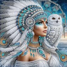 1pc Diamond Painting Kit, DIY 5D Special Shape Crystal Diamond Partial Diamond Embedded Painting Mosaic Arts And Crafts, Handmade Creative Hobby To Inspire Your Artistic Passion, Suitable For Home Wall Decor, Unframed