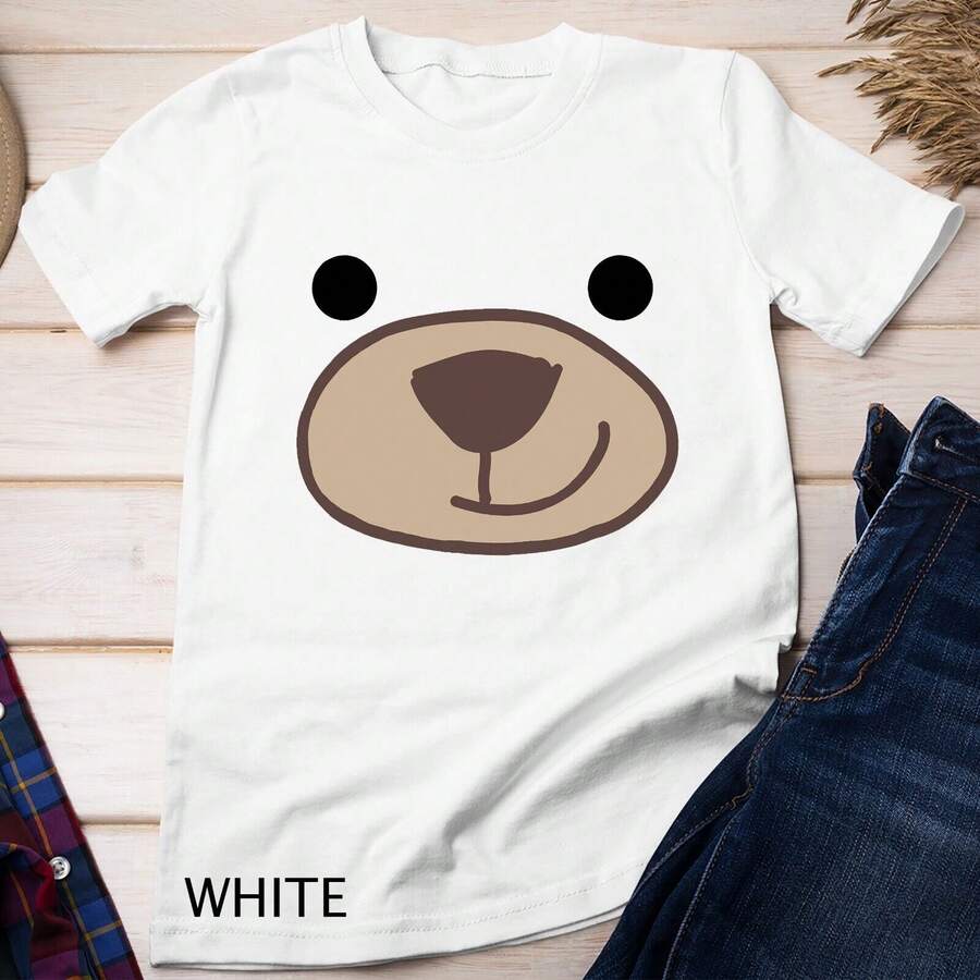 Halloween Cute Grizzly Bear Animal Costume Gift Unisex T-Shirt