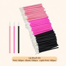Aplicadores Descartáveis para Lábios - Pincéis de Lábios Livres de Fiapos, Aplicador de Batom/Gloss, Kit de Ferramentas de Aplicação de Maquiagem 20/60/50/100/150/200/300/450 peças